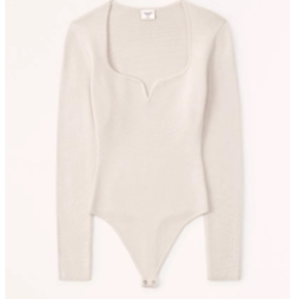 Abercrombie sweetheart sweater bodysuit